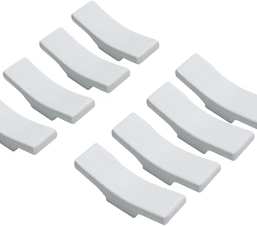 HirrWill Lot de 8 repose-couteaux en porcelaine blanche - Nail Gallerys