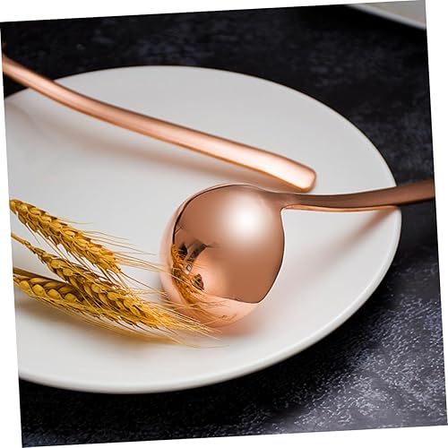 Mikinona Cuillère À Soupe Cuivre Avec Longue Poignée Épaissie Ustensile De Cuisine Pour Mélanger Et Servir Pour Chinoise - Nail Gallerys