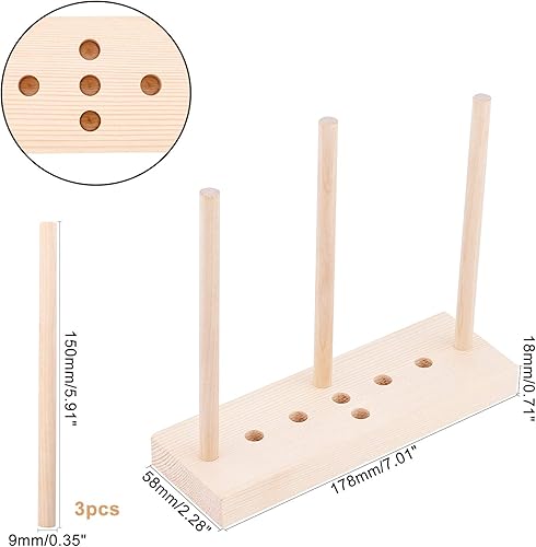 PH PandaHall Bowknot Maker pour Ruban, Outil de Création d'arc de Guirlande en Bois pour Noeuds Cadeaux, décorations de Fête, Couronnes de Vacances, Nœuds à Cheveux - Nail Gallerys