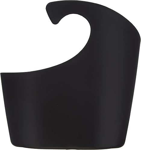 Spirella SYDNEY BLACK Panier de bain large, Polypropylène, noir, 30.5 x 27.5 x 10 cm - Nail Gallerys