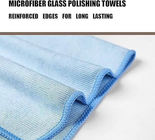 HIDMD Chiffon Premium en Microfibres pour Vitres pour Fenêtres avec Verre Cristallin et sans Traces Chiffon Microfibre Vitre, Chiffon Vitre sans Trace Lot de 2, 40 x 60 cm Gris - Nail Gallerys