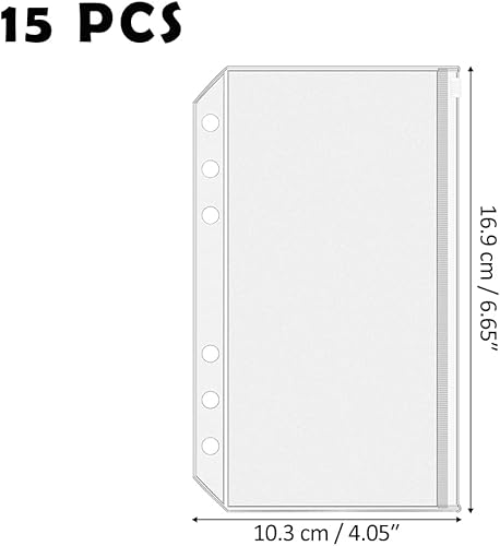 Lot de 15 organiseurs d'aiguilles à tricoter circulaires de taille A6 en PVC avec fermeture éclair pour aiguilles à tricoter rondes, rangement des aiguilles à tricoter - Nail Gallerys