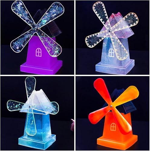 DeryArcle Moule Resine Carousel Moules Resine Epoxy Manège Silicone Moulle Cheval Moulage de Coulée pour Fabrication Ornement de Bureau Décoration de Maison Mariage Fête (Carousel Moule) - Nail Gallerys