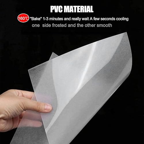 QIQN Feuille Plastique Fou 160 Pièces Papier Fou Magique Dingue Kit pour DIY Artisanat L'Impression Le Bricolage à La Main Les Insignes et Les Bijoux Les Pendentifs Porte-Clés - Nail Gallerys