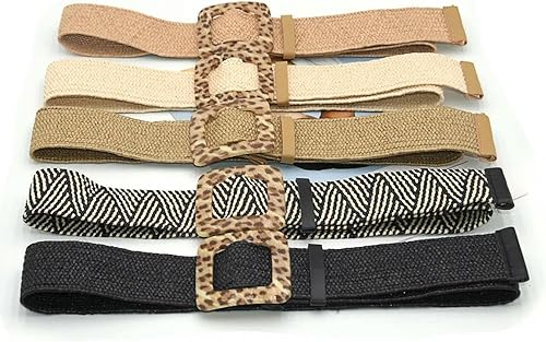LIUXIN Ceinture tressée en Bois pour Femme, Style Trench-Coat, décorative, Style bohème, en Lin - Nail Gallerys