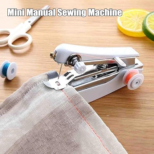 StitchPal Sewing Tool,Handheld Sewing Machine,Ortable Single Thread Machine,For Beginners,Hand SewingMachine for Clothes,Fabrics,DIY Home Travel,Easy to Use and Fast Stitch Suitable (Pink) - Nail Gallerys