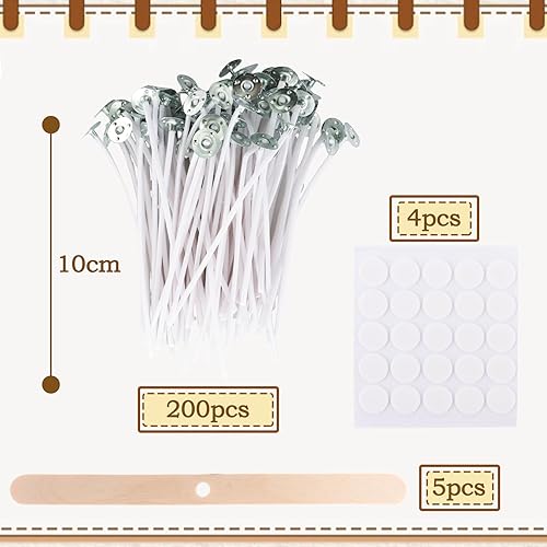 Lot de 200 mèches pour Bougies - Nail Gallerys