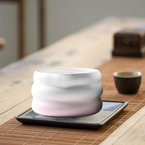 DimyFew céramique pour matcha, ustensile de thé traditionnel, Rose Dégradé - Nail Gallerys