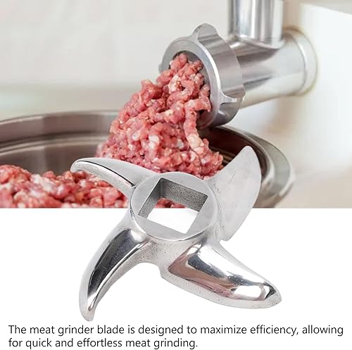Topyond Lame de hachoir à viande #12, remplacement de couteau en acier inoxydable, ajustement universel pour hachoirs à viande, accessoires de transformation des aliments, - Nail Gallerys