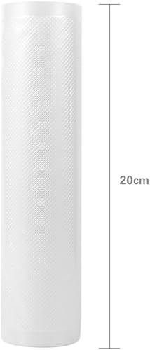 TOPINCN Scelleur Sous Vide Sac économiseur de Stockage des Aliments Sacs de Scelleur Sous Vide Rouleaux de Sac de qualité Commerciale avec Construction Multicouche Unique 4 Tailles - Nail Gallerys