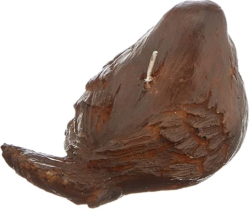 HGD Bougie Oiseau Marron Grande Cire - Nail Gallerys