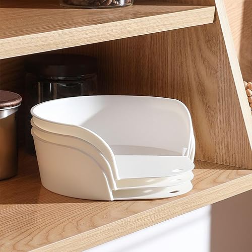 gifyym Bols de préparation alimentaire – Bols réutilisables pour la cuisine | Conteneurs de préparation des repas | Lot de 2 bols de préparation pour planche à découper | Récipient de rangement - Nail Gallerys