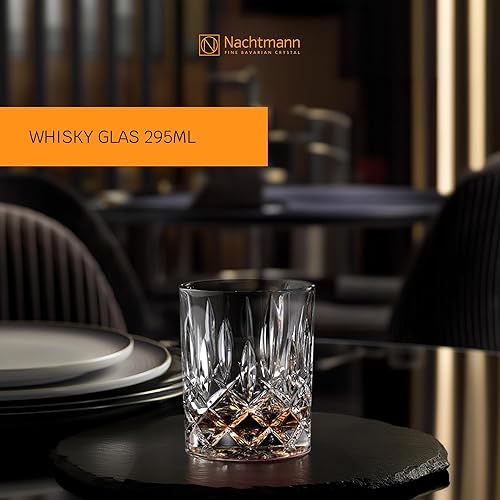 Spiegelau & Nachtmann, 104245 Lot de 2 verres à whisky noirs en cristal 295 ml Smoke Noblesse Vintage - Nail Gallerys