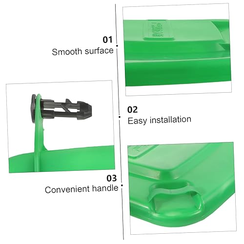 OFFSCH Déchets couvercle de poubelle couvercle de remplacement de poubelle couvercle de pièces de poubelle fournitures de poubelle couverture de poubelle extérieure poulie Composant - Nail Gallerys