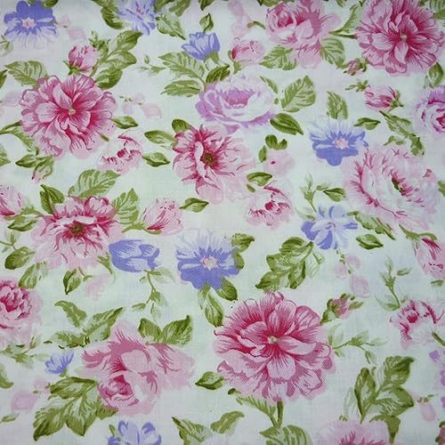 SHENGZE Lot de 5 tissus 100 % pour couture tissu pour édredon matelassé patchwork vêtements de poupée literie d’enfants 40 x 50 cm Rose - Nail Gallerys