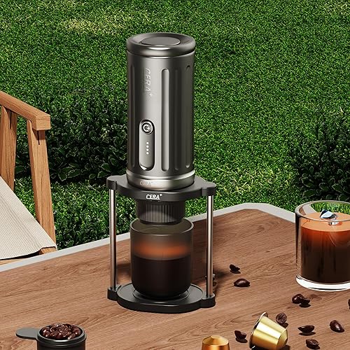 Support pour machine à expresso portable CERA+, support antidérapant pour mini-café, support amovible - Nail Gallerys