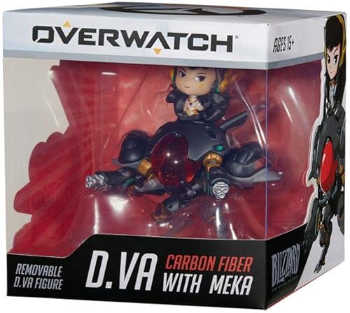 Figurine - Overwatch Carbon Fiber D.Va with Meka 14 cm - Nail Gallerys