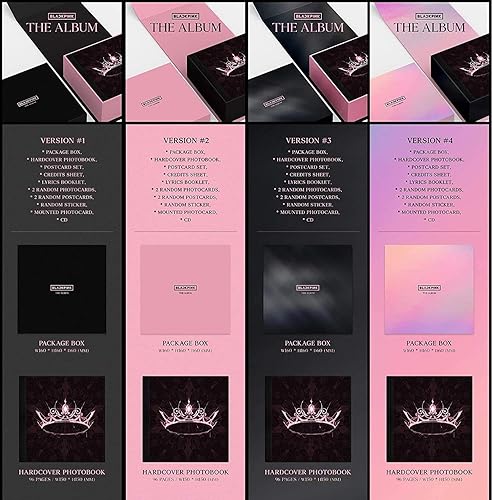 Music & New Blackpink - The Album (Vol.1) Album+Extra Photocards Set (ver.1) - Nail Gallerys