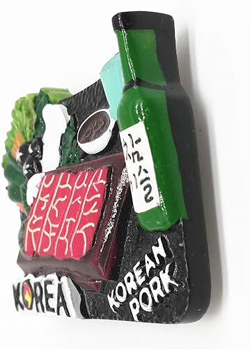 Aimant de réfrigérateur 3D coréen - Cadeau souvenir - Décoration de maison et de cuisine - Nail Gallerys