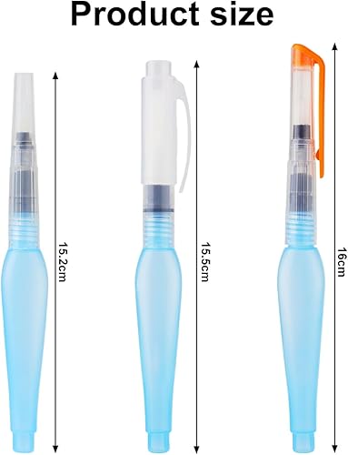 12pcs Pinceau Stylo Aquarelle, Pinceau à Réserve d'eau avec Couvercle et Pointes Assorties Fournitures Dessin Peinture pour Peinture Artiste Marqueurs de Peinture Calligraphie (Bleu) - Nail Gallerys