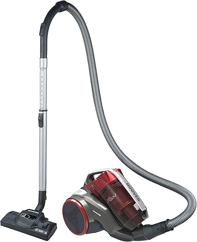 Hoover KS30PAR Aspirateur traineau sans Sac Technologie Multi-cyclonique, Puissant 550W, Grande Capacité 1,8L, Maniable, Brosse Spécial parquet, 79 DB, Rayon d'action 8 m - Nail Gallerys