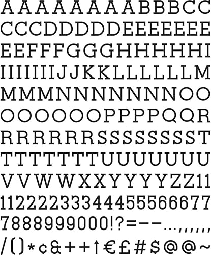 DCWVE LP-006-00011 Lot de 188 matrices de découpe avec vue Motif tableau aux lettres Bleu marine - Nail Gallerys