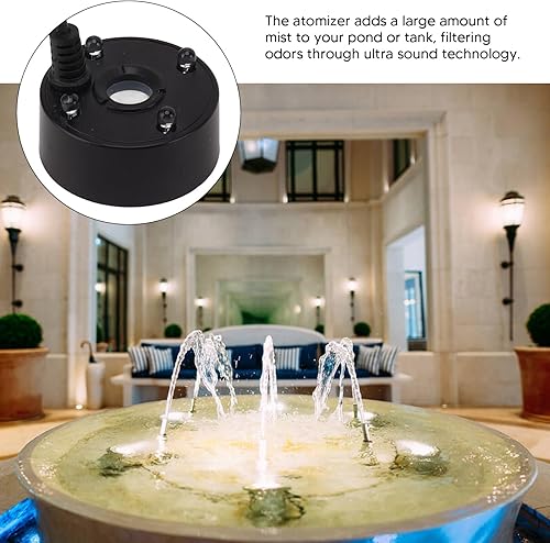 Brumisateur à Technologie Ultra Sound, alimenté par USB, Lumières LED Colorées, Ambiance D'halloween pour Fontaines, Aquariums (WHITE) - Nail Gallerys