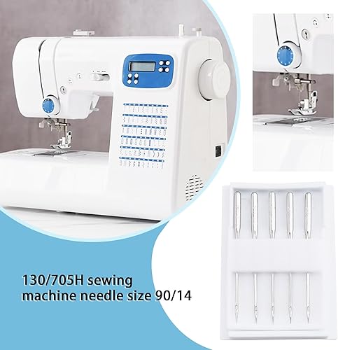 LT Easiyl 5 Boîtes 130/705H 90/14 Aiguilles pour Machine à Coudre Compatible avec Brother Compatible avec Singer Compatible avec Janome Les Machines à Coudre pour Tissus de Manteau en Lin - Nail Gallerys