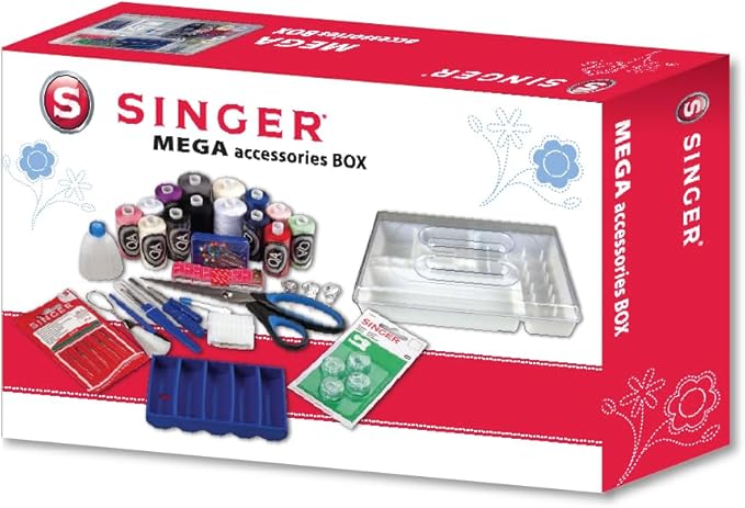 Singer Megabox Kit d'Accessoires Complet pour Couture - Nail Gallerys