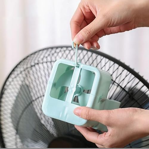 Zasdvn Ventilateur Portable avec Accessoire - Système De Rafraîchissement Glacé,Glacière Amovible Accrochable pour Balcon Terrasse Jardin Festivals et Événements - Nail Gallerys