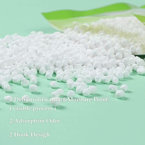 Vankarr Lot de 5 sacs de déshumidification de 120 g - Puissant déshumidificateur d'armoire et suspendu - Absorbeur d'humidité efficace pour cave, chambre et buanderie - Nail Gallerys