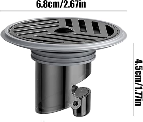 Anti-refoulement de vidange de Sol, Valve Anti-Odeur en Acier Inoxydable 6,8 x 6,8 x 4,5 cm, Bouchon de Baignoire pour buanderie, buanderie, Salle de Bain, Baignoire, bac de Douche, sous-Sol - Nail Gallerys