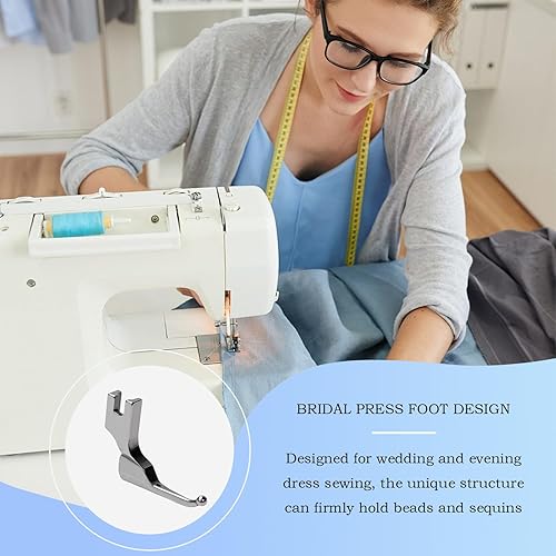 Pied-de-biche Pour Coudre Des Perles Et Des Tissus De Mode - Pied-de-biche Pour Tissus De Mode Avec Design Anti-Choc | Pièces De Pied-de-biche Pour Machine À Coudre | Pied-de-biche Avec Technologie An - Nail Gallerys