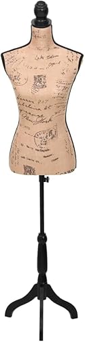 Générique Buste de Couture Mannequin de Femme Marron et Noir Jute,Maison & Jardin,Produits ménagers,Rangement & Organisation,Rangements pour armoires à vêtements,Valets de Nuit,Brun,7.7 LB,30029 - Nail Gallerys