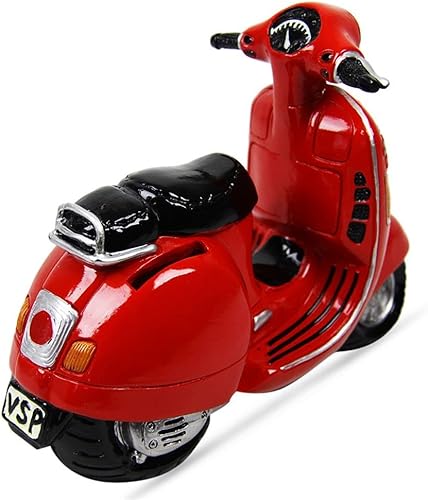 Udo Schmidt Tirelire en forme de scooter rouge - Nail Gallerys