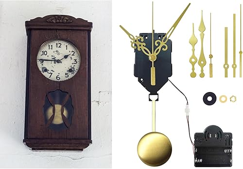 Ksikdeg Quartzs Pendule Kit de mouvement d'horloge avec carillon mélodie et paire de 3 aiguilles - Nail Gallerys