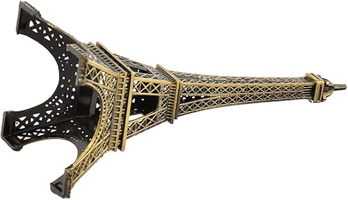 sourcing map Home Décor Métal Tour Eiffel Miniature Bronze Modèle 15,5 cm Hauteur tonalité - Nail Gallerys