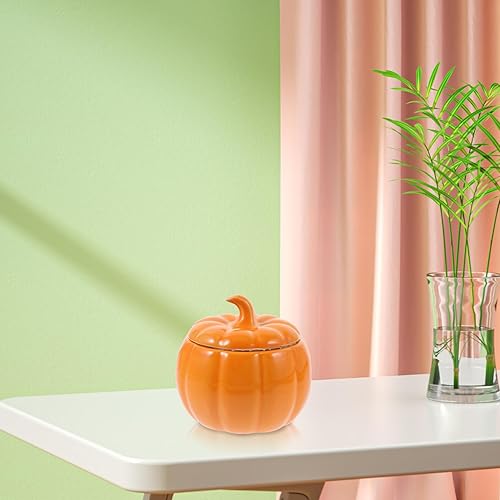 UPKOCH Pots De Bonbons Pour Buffet De Bonbons Pot De Bonbons Dhalloween Plat De Bonbons à La Citrouille Bidon De Stockage Cocotte Individuelle Canette De Café Céramique Avec Couverture - Nail Gallerys
