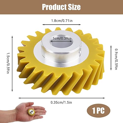 Mélangeur à vis sans fin W10112253 de rechange pour mixeurs KitchenAid 4,5 QT et 5 QT compatibles avec Whirlpool Kenmore 4161531 4162897 4169830 WPW10112253 WPW10112253VP 5K45SS 5K5SS 5K5SS - Nail Gallerys