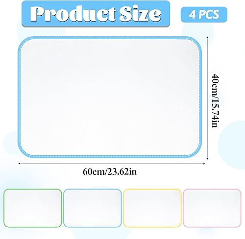 Jeffdad Lot de 4 serviettes à repasser, en tissu maille, tapis de repassage pour table, filet de protection anti-repassage, 60 x 40 cm, résistant à la chaleur - Pour le repassage et la protection - Nail Gallerys