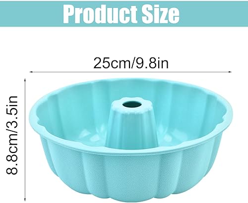 Moule Kouglof, Moule Bundt Cake 24 cm, Moule Kouglof Silicone, Moule Baba Au Rhum, Moules à Kouglof, Moule Savarin, Moule à Kouglof en Silicone, pour Gâteaux, Gelée, Pain - Nail Gallerys