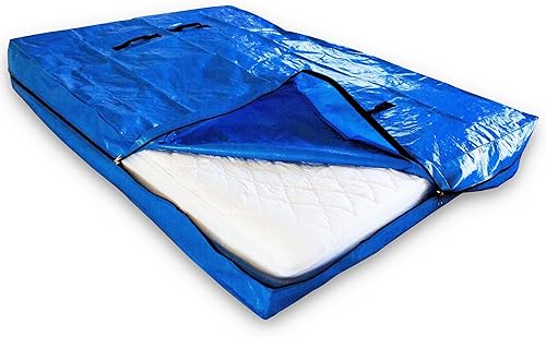 volila Housse Protection Matelas Housse Matelas demenagement Robuste - Housse Plastique Matelas - Facilité de Rangement et de Transport (Double - Heavy Duty) - Nail Gallerys