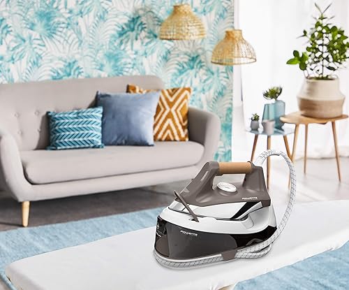 Rowenta VR7260 Easy Steam Fer à repasser avec générateur de vapeur, 2200 W, coup de vapeur 220 g/min, avec plaque en acier inoxydable, mode éco, filtres anti-calcaire - Nail Gallerys