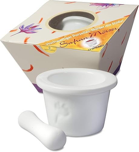 Lewissimo Wallendorfer Mortier avec pilon et pilon Idéal pour le safran - Nail Gallerys