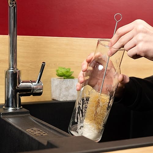 Gerlon - Goupillon avec Embout en Coton Nettoyant et Absorbant – Pratique pour Bouteille & Gourde - Nail Gallerys