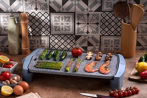 Jata GR600AM Plancha à rôtir antiadhésive, résistante aux rayures, 2500 W, dimensions 46 x 28 cm, résistance en forme M, fabriquée en Espagne, facile à nettoyer, plateau récupérateur - Nail Gallerys