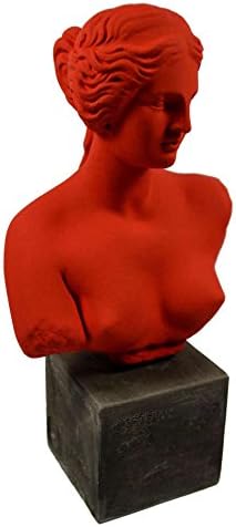 Estia Creations Aphrodite Buste sculpté en pierre coulée à la main en Grèce 24 x 11,5 cm 1,2 kg - Nail Gallerys
