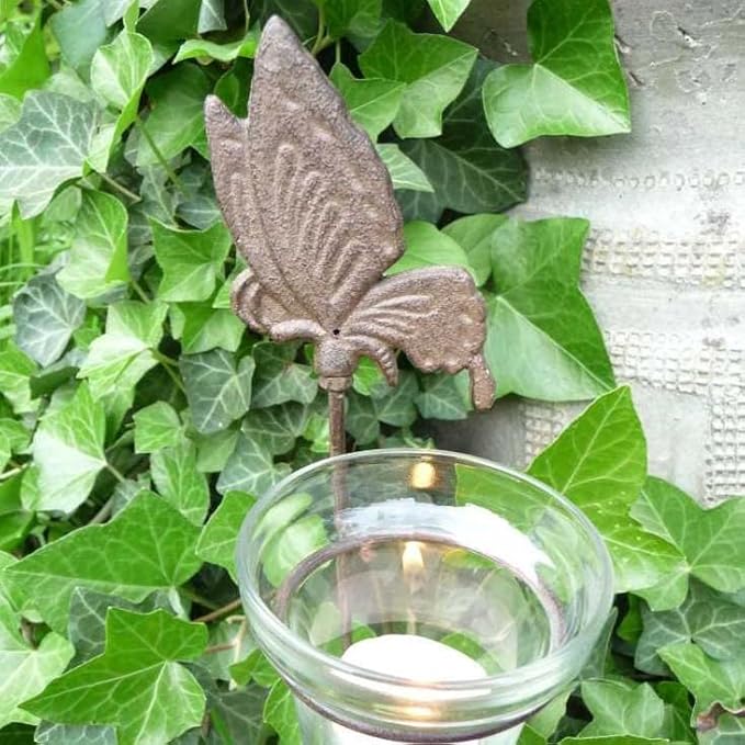 Photophores de jardin sur pique (Lot de 4) - Nail Gallerys