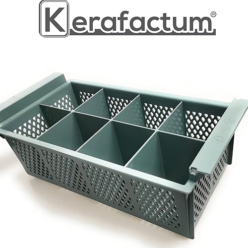 Extra Grand 8 compartiments – Couverts panier panier à couverts Couverts Carquois Couverts Tasse rectangulaire - Nail Gallerys