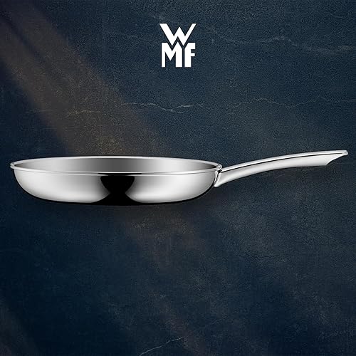 WMF Profi Resist Poêle 28 cm, Induction + four, Acier inoxydable poli, Revêtement antiadhésif PermaDur, Structure de protection anti-rayures 1756286411 - Nail Gallerys